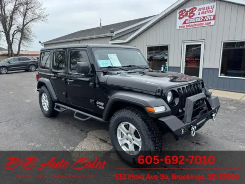 Black 2020 Jeep Wrangler Unlimited Sport S for sale in Brookings, SD