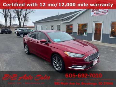 Red 2017 Ford Fusion SE for sale in Brookings, SD