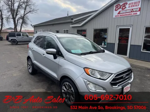 Silver 2020 Ford Ecosport Titanium for sale in Brookings, SD