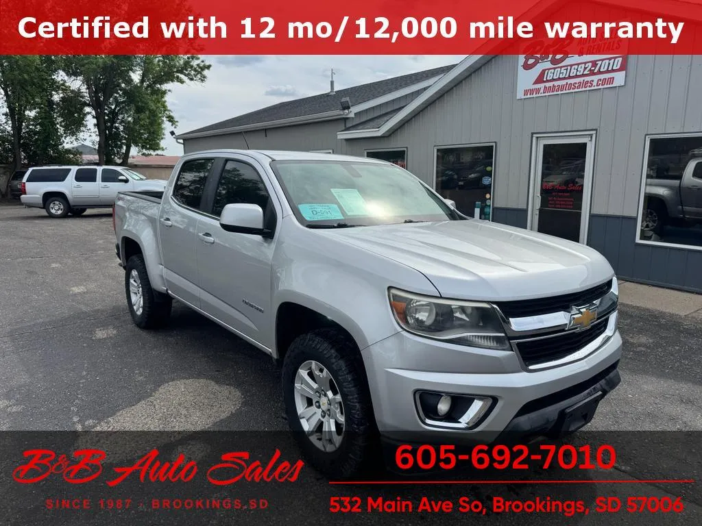 Silver 2016 Chevrolet Colorado 4WD LT for sale in Brookings, SD