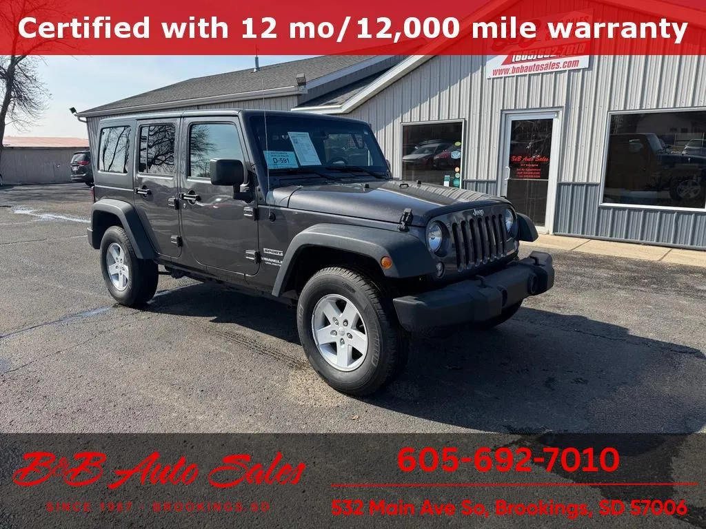 2017 Jeep Wrangler Sport for sale in Brookings, SD