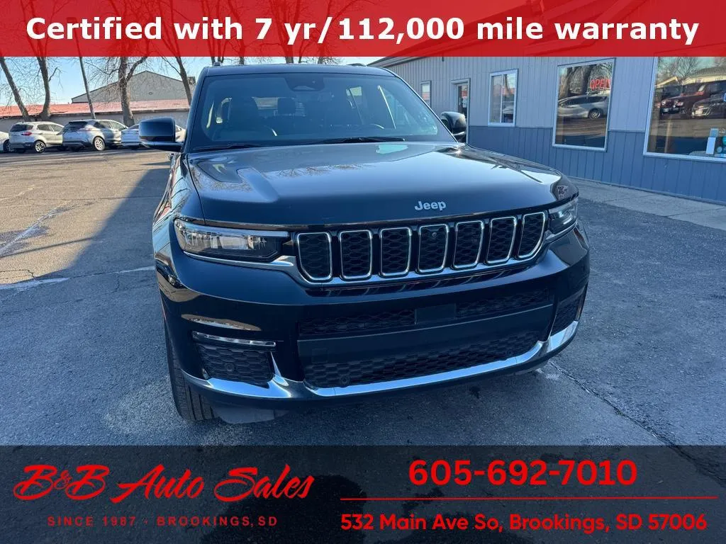 Black 2024 Jeep Grand Cherokee L Limited for sale in Brookings, SD