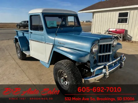 Blue 1962 Willys Jeep Pickup Custom for sale in Brookings, SD