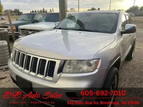 Silver 2012 Jeep Grand Cherokee Overland for sale in Brookings, SD