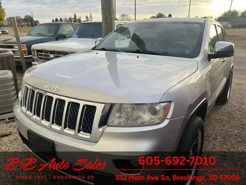 Silver 2012 Jeep Grand Cherokee Overland for sale in Brookings, SD