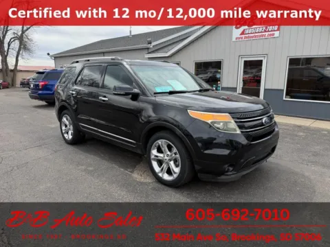 Black 2015 Ford Explorer Limited for sale in Brookings, SD