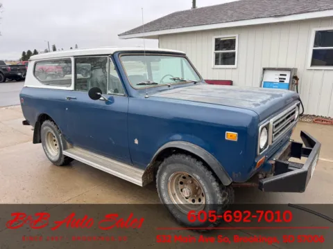 Blue 1977 International Scout 4WD for sale in Brookings, SD