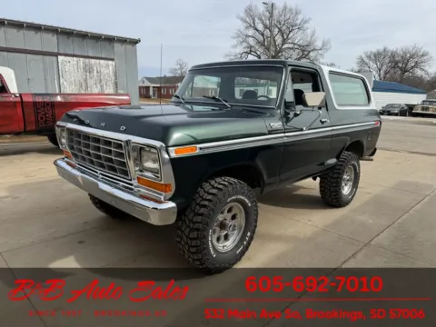 Another view of 1979 Ford Bronco for sale in Brookings, SD at B & B Auto Sales
