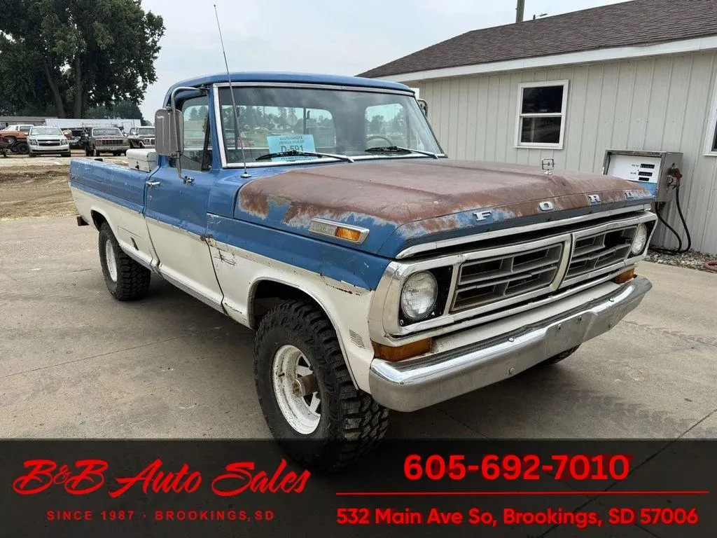 Blue 1971 Ford F100 for sale in Brookings, SD