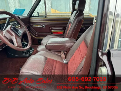 Another view of 1989 Jeep Grand Wagoneer 4WD for sale in Brookings, SD at B & B Auto Sales
