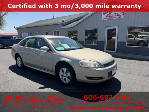 Gold 2012 Chevrolet Impala LS Fleet for sale in Brookings, SD