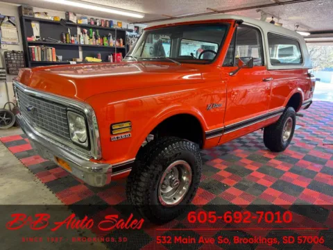 Another view of 1972 Chevrolet Blazer for sale in Brookings, SD at B & B Auto Sales