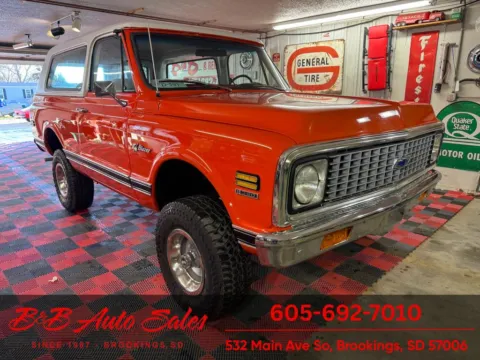 Orange 1972 Chevrolet Blazer for sale in Brookings, SD