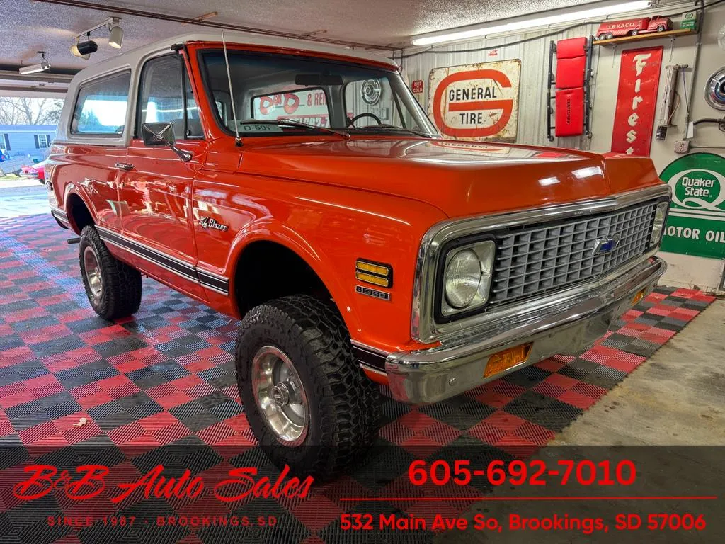 Orange 1972 Chevrolet Blazer for sale in Brookings, SD