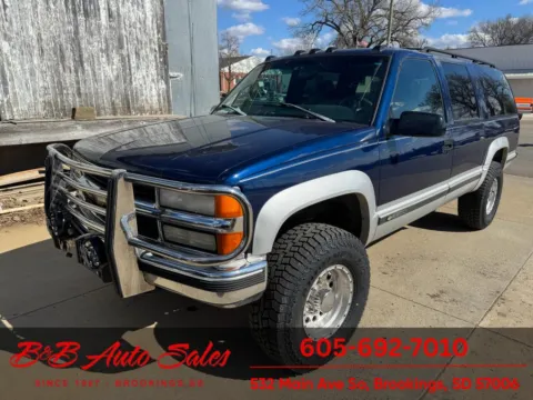Blue 1997 Chevrolet Suburban K2500 for sale in Brookings, SD