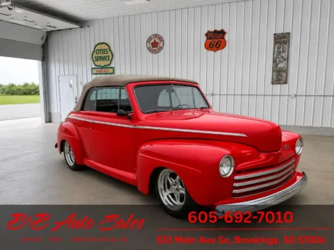 Red 1947 Ford Super Deluxe Streetrod for sale in Brookings, SD
