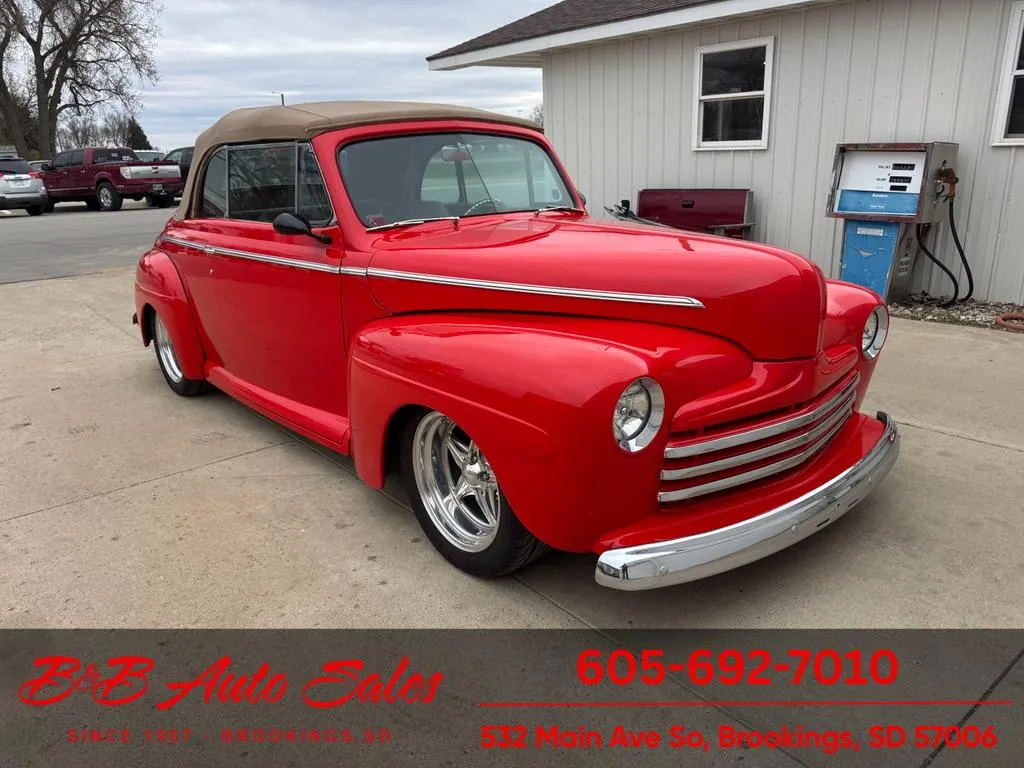 Red 1947 Ford Super Deluxe Streetrod for sale in Brookings, SD