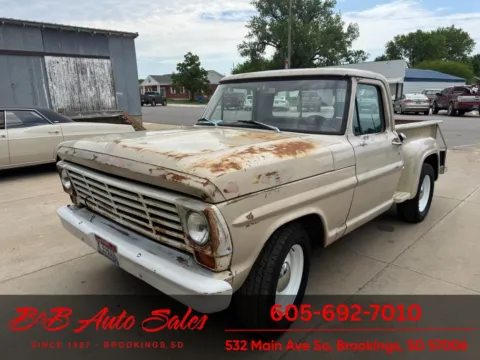 Another view of 1967 Ford F-100 for sale in Brookings, SD at B & B Auto Sales