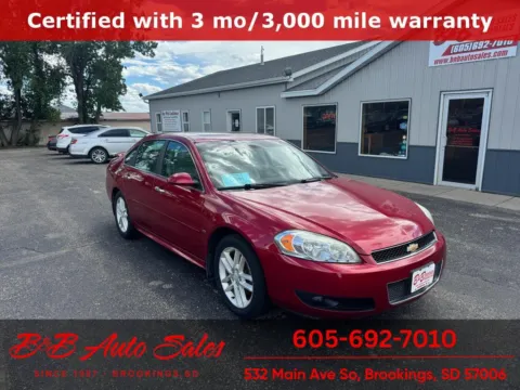 Red 2013 Chevrolet Impala LTZ for sale in Brookings, SD
