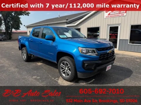 Blue 2021 Chevrolet Colorado 4WD Work Truck for sale in Brookings, SD