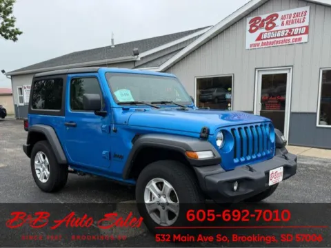 Blue 2022 Jeep Wrangler Sport S for sale in Brookings, SD
