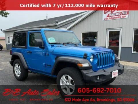 Photos of 2022 Jeep Wrangler Sport S for sale in Brookings, SD at B & B Auto Sales