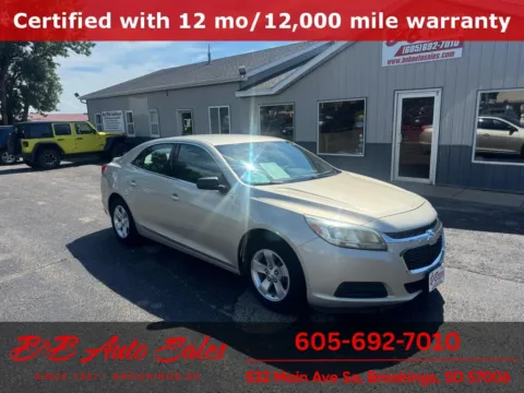 Gold 2015 Chevrolet Malibu LS for sale in Brookings, SD