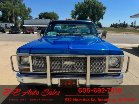 Another view of 1973 Chevrolet K20 Cheyenne for sale in Brookings, SD at B & B Auto Sales