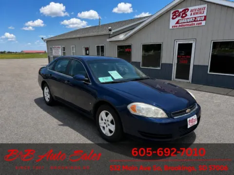 Blue 2008 Chevrolet Impala LS for sale in Brookings, SD