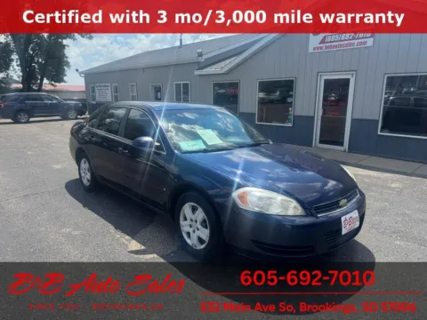 Blue 2008 Chevrolet Impala LS for sale in Brookings, SD