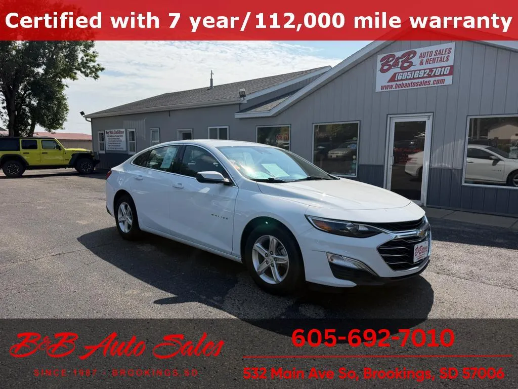 White 2022 Chevrolet Malibu LS for sale in Brookings, SD