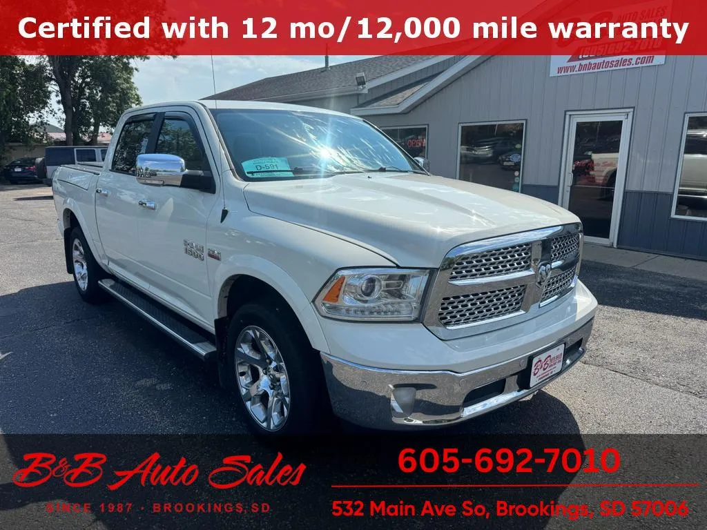 White 2017 Ram 1500 Laramie for sale in Brookings, SD