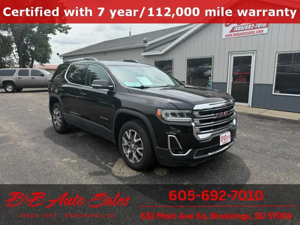 Black 2023 GMC Acadia SLT for sale in Brookings, SD