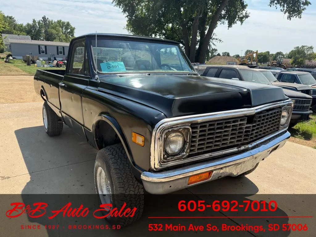 Black 1972 Chevrolet K10 for sale in Brookings, SD