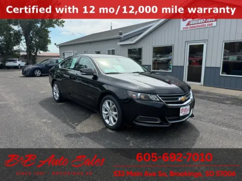 Black 2017 Chevrolet Impala LT for sale in Brookings, SD