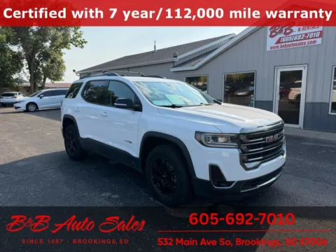 White 2023 GMC Acadia AT4 for sale in Brookings, SD