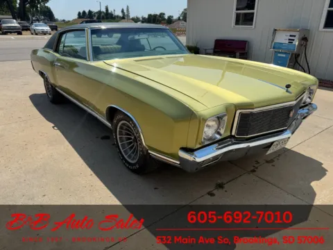 Green 1971 Chevrolet Monte Carlo for sale in Brookings, SD