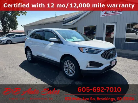 White 2023 Ford Edge SEL for sale in Brookings, SD
