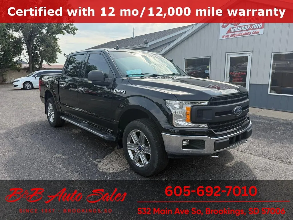 Black 2018 Ford F-150 XLT for sale in Brookings, SD