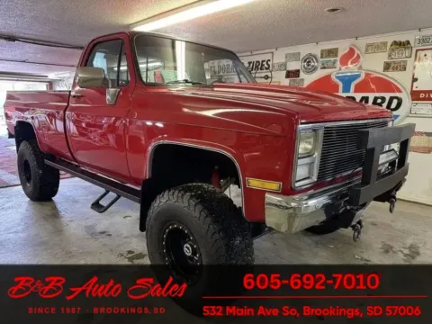 Red 1985 GMC K1500 4x4 for sale in Brookings, SD