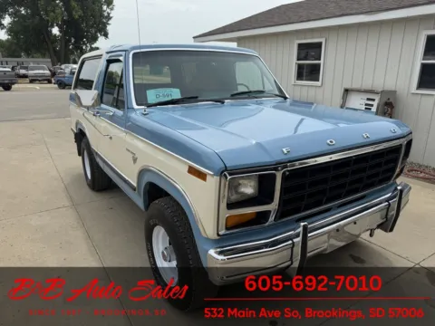 Blue 1981 Ford Bronco Custom for sale in Brookings, SD