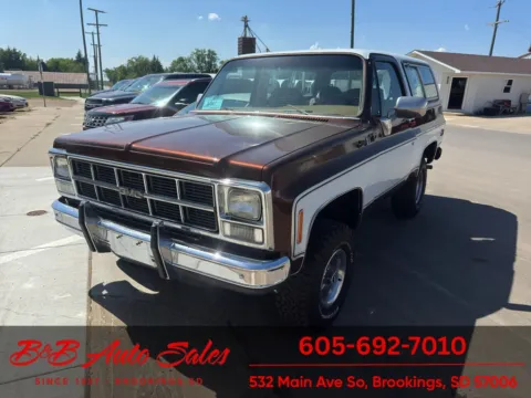 Photos of 1980 GMC Jimmy for sale in Brookings, SD at B & B Auto Sales