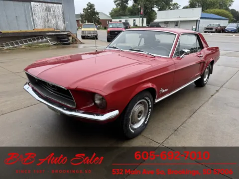Another view of 1968 Ford Mustang for sale in Brookings, SD at B & B Auto Sales