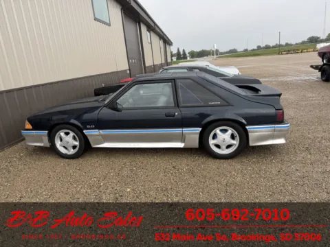 Blue 1989 Ford Mustang GT for sale in Brookings, SD