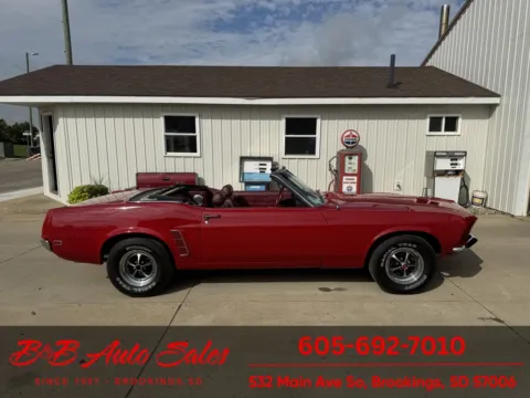 Another view of 1969 Ford Mustang for sale in Brookings, SD at B & B Auto Sales