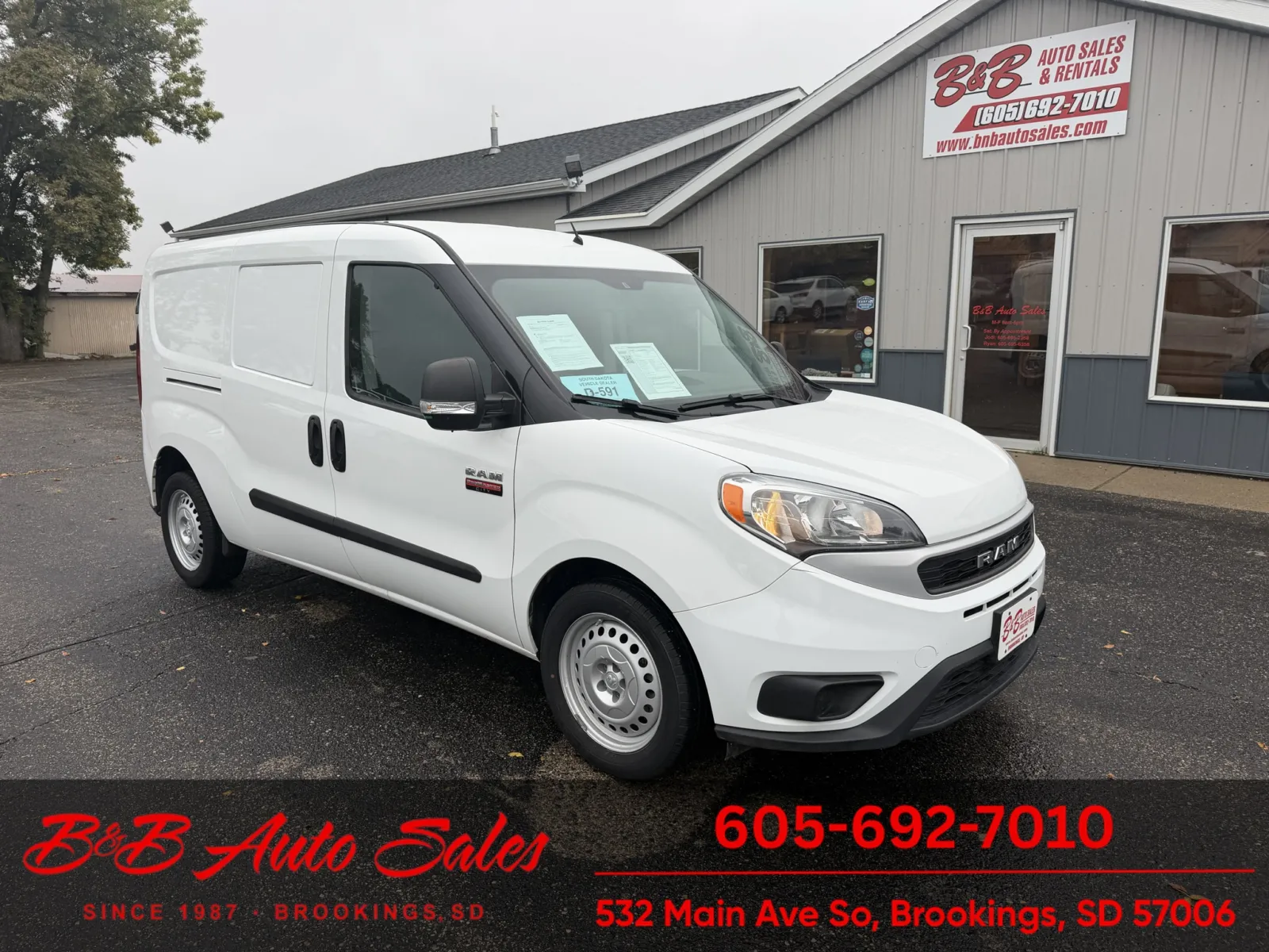 White 2022 Ram ProMaster City Tradesman for sale in Brookings, SD