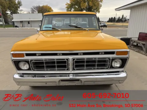 Another view of 1973 Ford F100 for sale in Brookings, SD at B & B Auto Sales