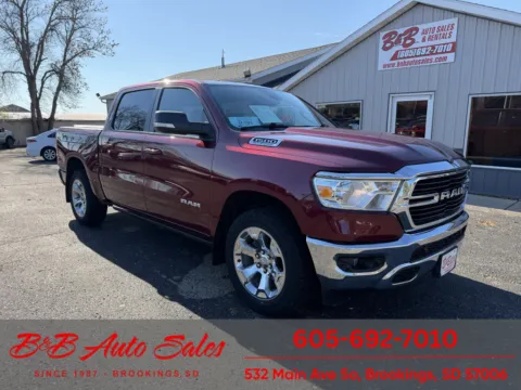 Red 2021 Ram 1500 Big Horn for sale in Brookings, SD