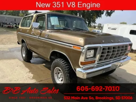 Brown 1979 Ford Bronco Ranger XLT 4x4 for sale in Brookings, SD