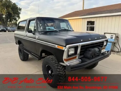 Black 1978 Ford Bronco xlt for sale in Brookings, SD